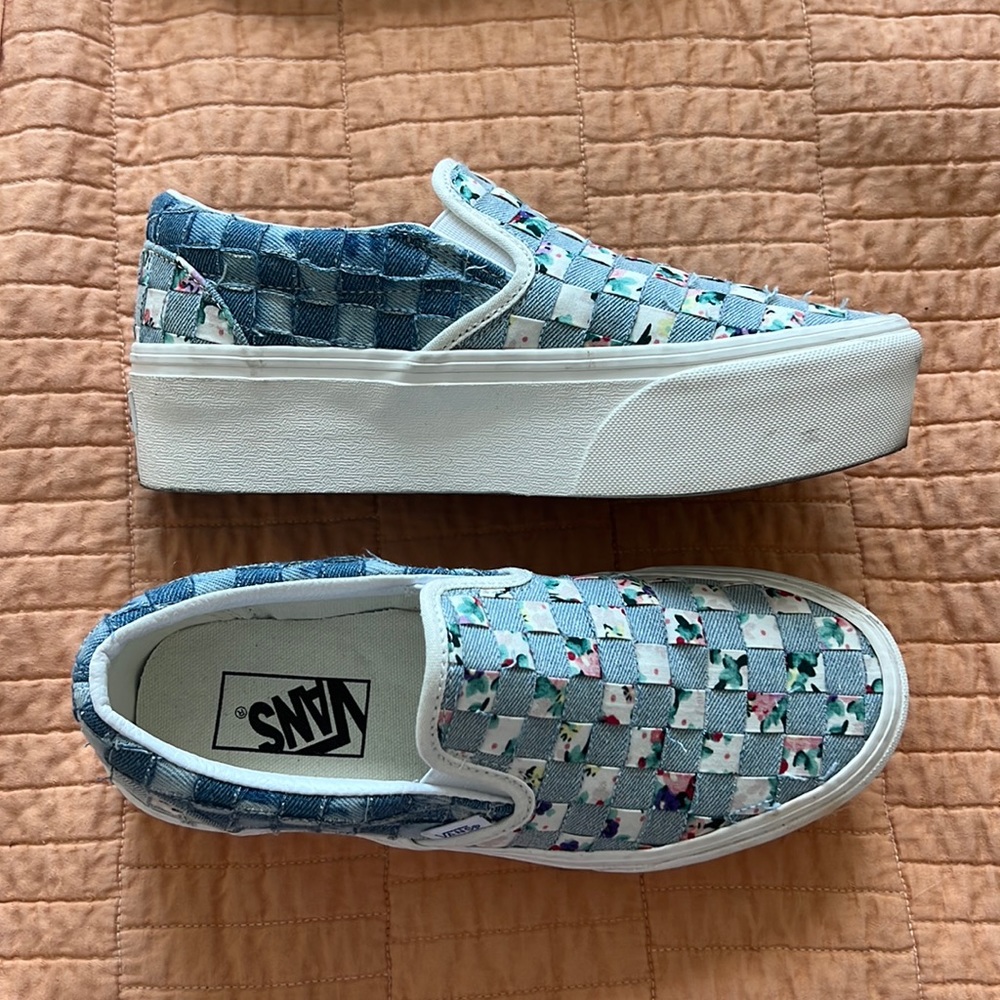 Vans - Platform Jean Woven